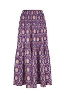 Lollys Laundry Sunset Maxi Skirt - Graphic Print