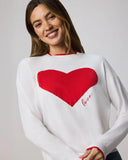 Leah Love Sweater - White