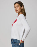 Leah Love Sweater - White