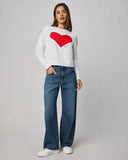Leah Love Sweater - White