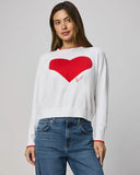 Leah Love Sweater - White