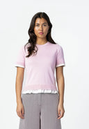 Coster Copenhagen Knit T-Shirt - Pale Rose