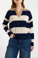 Ruby Rugby Cashmere Polo - Navy