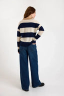 Ruby Rugby Cashmere Polo - Navy