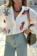 Lollys Laundry Scottie Shirt - Creme
