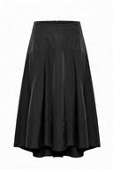Lounge The Label Tech Stretch Circular Midi Skirt Portofino - Black