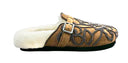 Seattle Embroidered Suede Clog - Tobacco