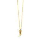 Shark Tooth Pendant Necklace - Watermelon Skin