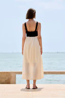Sita Murt Mixed Knit And Woven Strap Dress - Unic