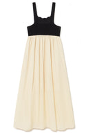 Sita Murt Mixed Knit And Woven Strap Dress - Unic