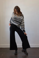 Solace Wool Cashmere Pant - Black