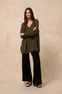 Solace Wool Cashmere Pant - Black