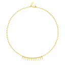 Spike Drop Necklace - Gold