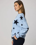 Silvie Star Sweater - Sea Breeze