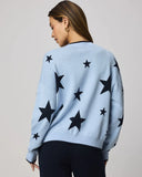Silvie Star Sweater - Sea Breeze