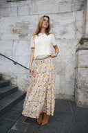 Lollys Laundry Sunset Maxi Skirt - Flower Print