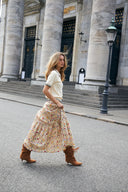 Lollys Laundry Sunset Maxi Skirt - Flower Print