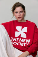 TNS Logo Sweatshirt - Tulip Red