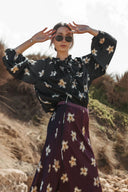 Tallow Skirt - Merlot Lillies