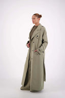 Serena Trench Coat - Sage