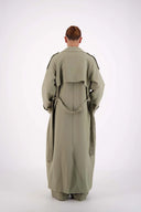 Serena Trench Coat - Sage