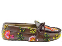 Arianna Beaded Moccasins - Brown