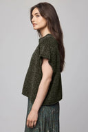 Andrea Mockneck Sweater - Green Spruce