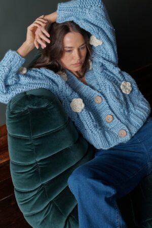 Kireina Alexa Knit In Soft Blue