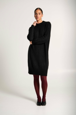 Lounge The Label Mohair Long Sleeve Tunic Dress Luxor