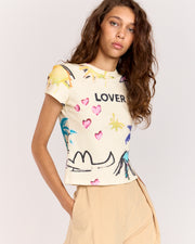 Romy The Brand Lover Baby Tee In Print