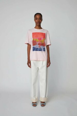Stella Nova Sunset Printed T-Shirt- Bright Sun